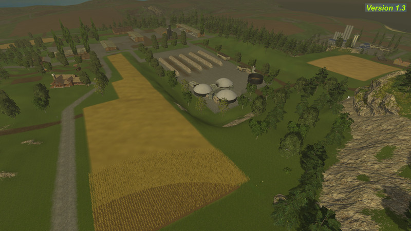 Карта где то там далеко для farming simulator 2015