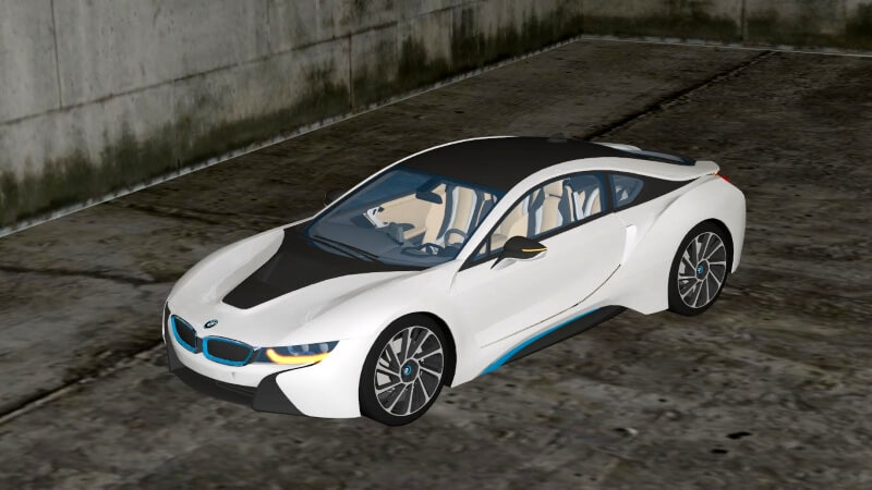 BMWi8 Weiss 1