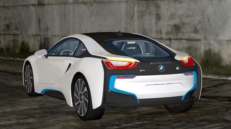 BMWi8 Weiss 2