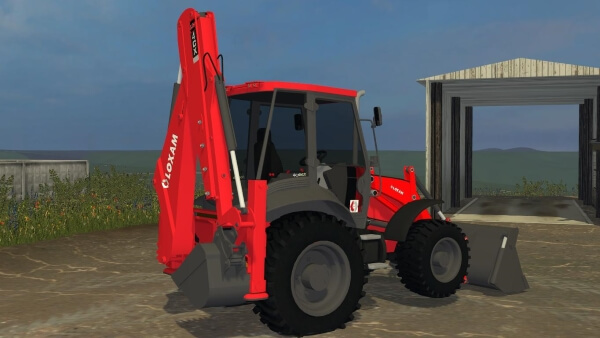 Red JCB 2